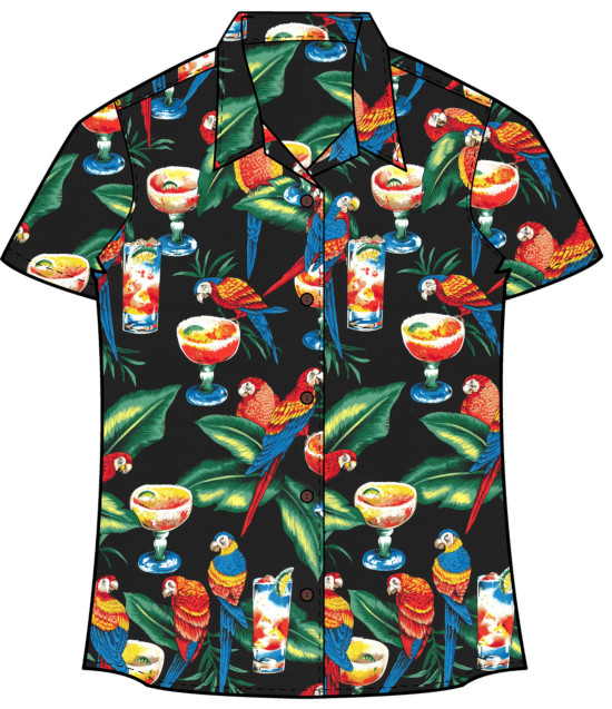 Parrot Women's Hawaiian Shirt